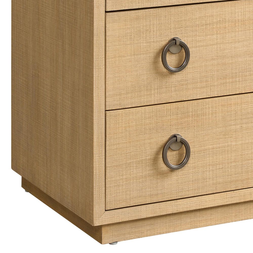 Universal Furniture Avaline Ghizzano 3-Drawer Chest in Skylark with AC and USB Ports, , large