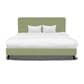 Jonathan Louis Design Lab King Platform Bed with Amici Fern Upholstered in Carbon, , large