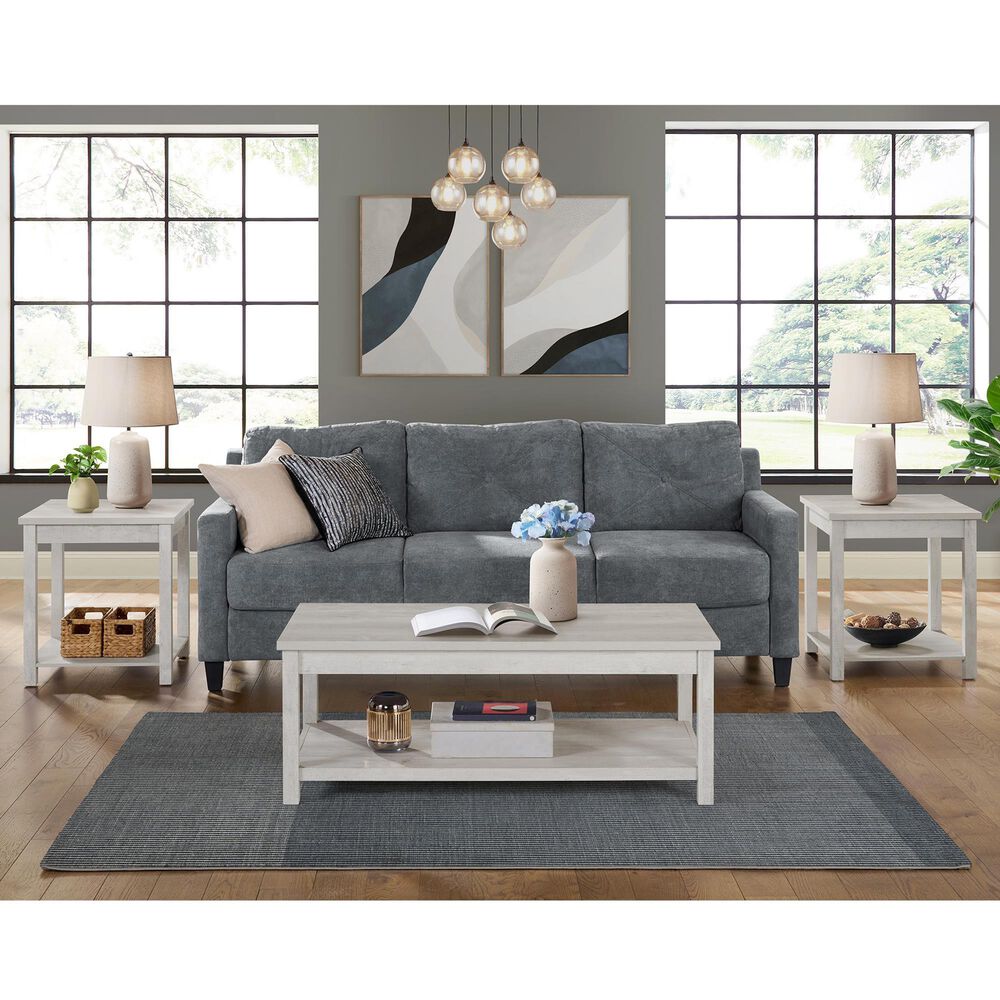 Mayberry Hill Eleanor 3-Piece Occasional Table Set in Off White, , large