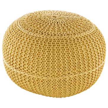 Surya Dita Pouf in Butter, , large