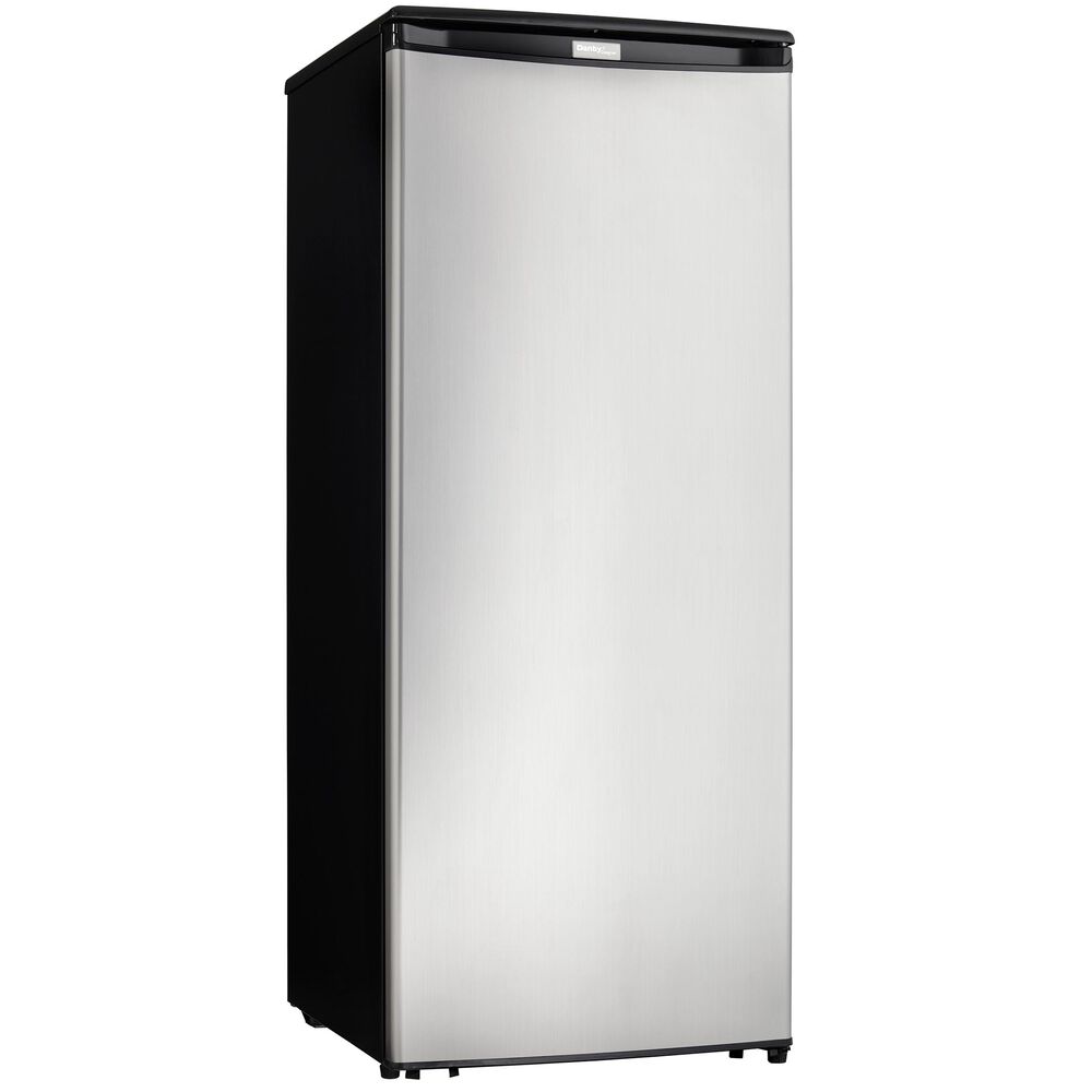 Danby Designer 8.5 Cu. Ft. Upright Freezer in Stainless Steel, , large
