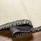 Surya Brook Solid 2" x 3" Black and Butter Area Rug, , large