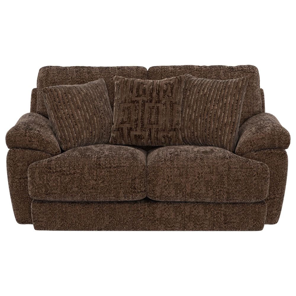 Jackson Furniture Jaden Stationary Loveseat in Cocoa, , large