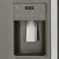 GE Appliances 23 Cu. Ft. Side by Side Refrigerator with External Dispenser in Fingerprint Resistant Slate, , large