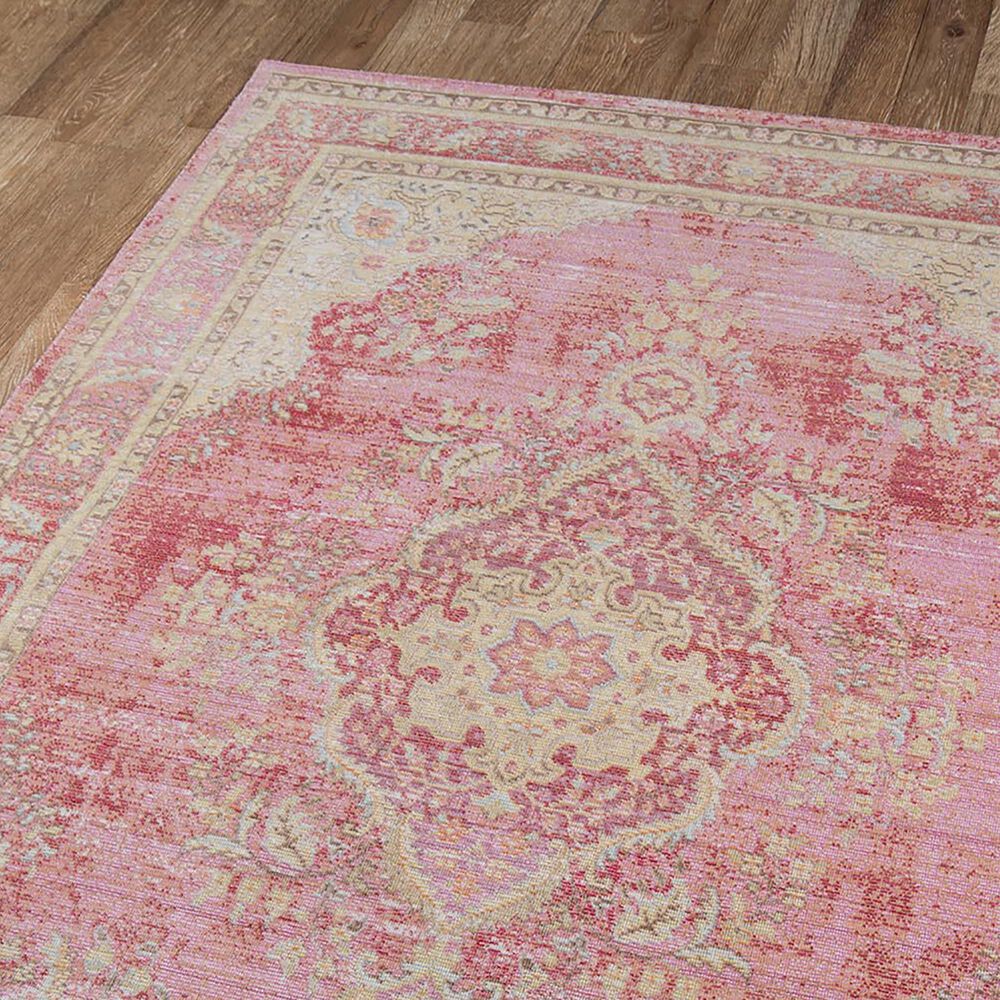 Momeni Isabella ISA-1 5&#39;3&quot; x 7&#39;3&quot; Pink Area Rug, , large