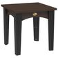 Amish Orchard Island End Table in Brazilian Walnut and Black, , large