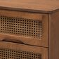 Baxton Studio Barrett 2-Drawer Nightstand in Walnut Brown, , large