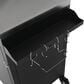HOMLUX 55.5" Outdoor Kitchen Island with Sink in Black and Stainless Steel, , large