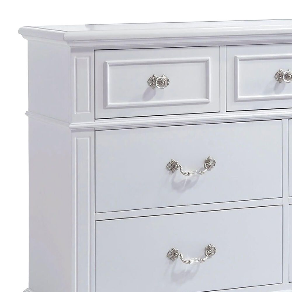 Mayberry Hill Alana 4-Piece Twin Bedroom Set in White Lacquer, , large