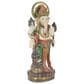 Maple and Jade Ganesh Decorative Sculpture in Satin Gold, Green, Blue and Red, , large