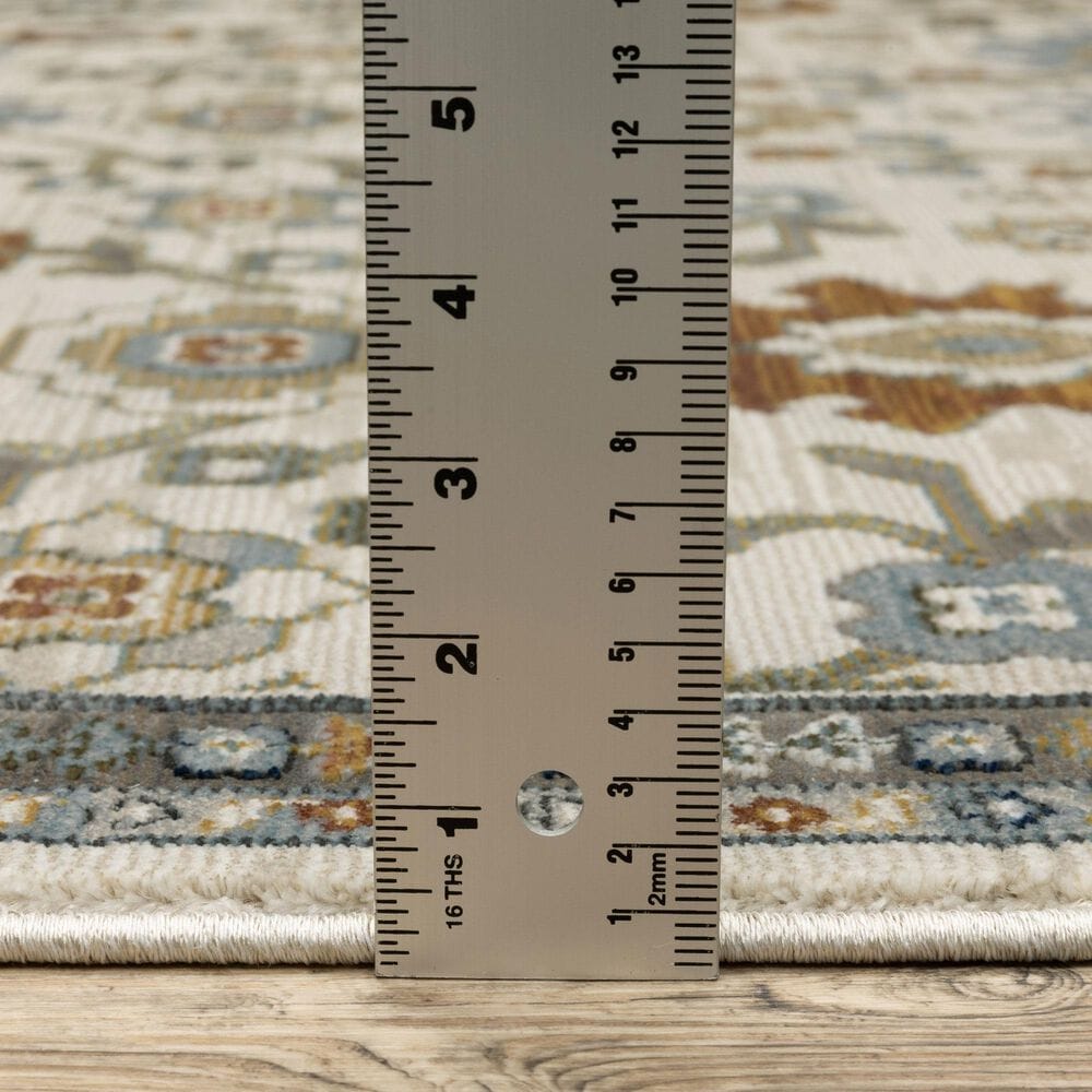 Oriental Weavers Keira Ivory and Multicolor 2&#39;3&quot; x 7&#39;6&quot; Runner, , large