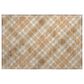 Dalyn Rug Company Soft Essentials Plaid Copper 1"8" x 2"6" Indoor/Outdoor Area Rug, , large