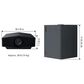 Sony 2000 Lumens 4K HDR Laser Home Theater Projector with Native 4K SXRD Panel in Black, , large