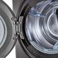 LG Single Unit Front Load LG WashTower with Center Control 4.5 Cu. Ft. Washer and 7.4 Cu. Ft. Gas Dryer in Black Stainless Steel, , large