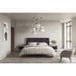Moe"s Home Collection Paloma 1-Drawer Nightstand in Charcoal Grey and White, , large