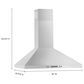 Whirlpool 30" Chimney Wall Mount Range Hood in Stainless Steel, , large