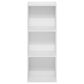 HOMLUX 3-Tier Open Shelf Bookcase in White, , large