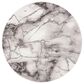 Safavieh Craft CFT877G 10" Round Grey and Silver Area Rug, , large