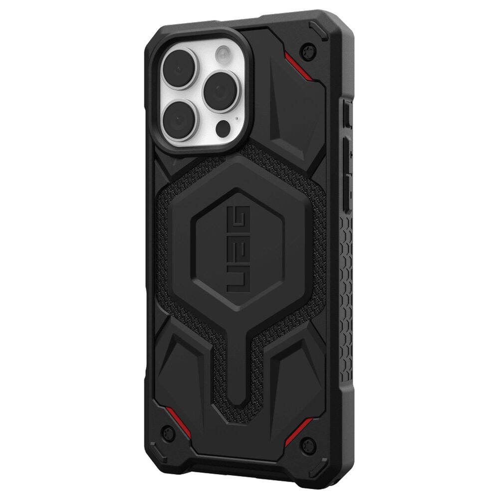 UAG Monarch Pro Series Case for Apple iPhone 16 Pro Max in Carbon Fiber Red Accent, , large