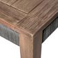 Hearth and Haven Orbit Outdoor Dining Table in Natural - Table Only, , large