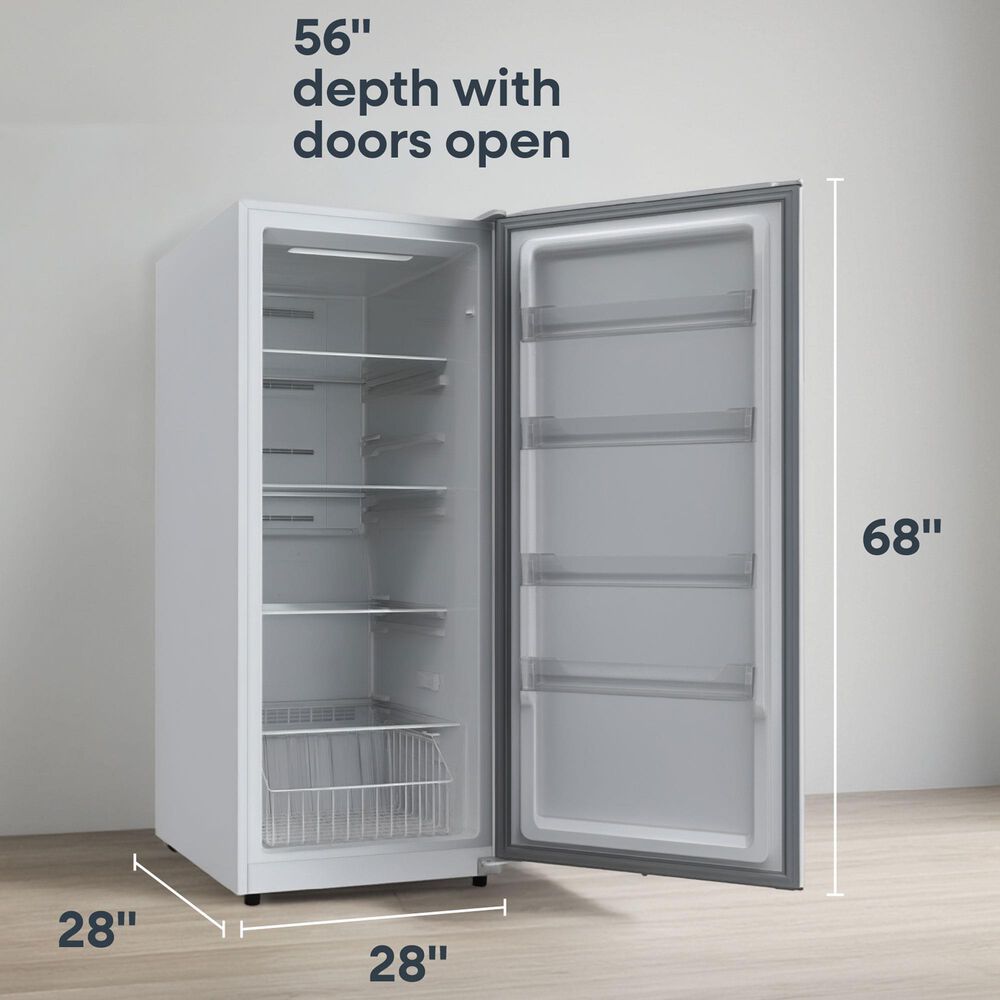 Element 13.8 Cu. Ft. Upright Convertible Freezer/Refrigerator in White, , large