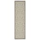 Nourison Aloha Damask 2"3" x 8" Natural Indoor/Outdoor Runner, , large