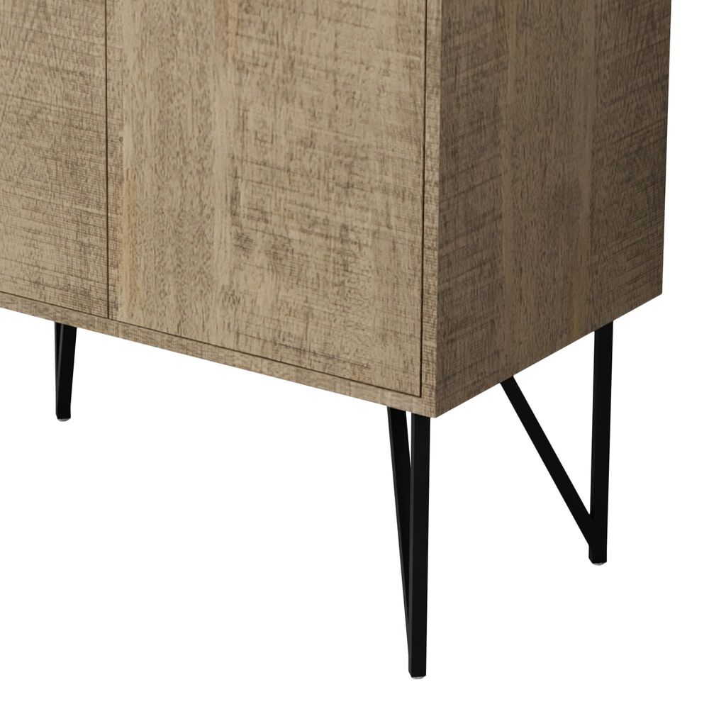 Lexora Home Lancy 36&quot; Single Bathroom Vanity in Rustic Acacia with 2 cm White Cultured Marble Top and Rectangular Sink, , large