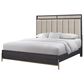 Sterling Timber Elure King Upholstered and Strap Panel Bed in Peppercorn, , large