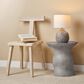 Splendor Living Ridgefield Fiber Glass Indoor/Outdoor Side Table in Cement Rustic, , large