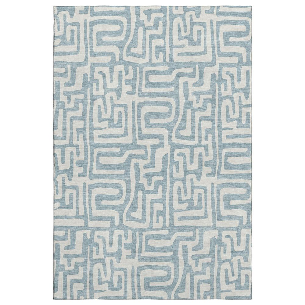 Dalyn Rug Company The Reserve TR1 Denim 8" x 10" Indoor/Outdoor Area Rug, , large