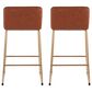 Lumisource Casper Counter Stool in Camel/Gold (Set of 2), , large