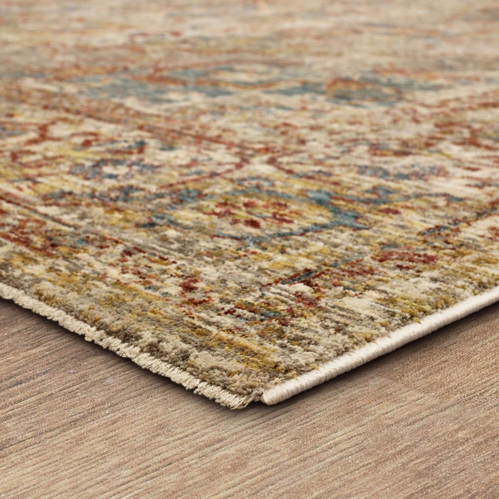Karastan Marash Traditional 5&#39; x 7&#39;6&quot; Cream Area Rug, , large