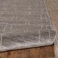Feizy Lennox 5" x 8" Taupe and Ivory Area Rug, , large