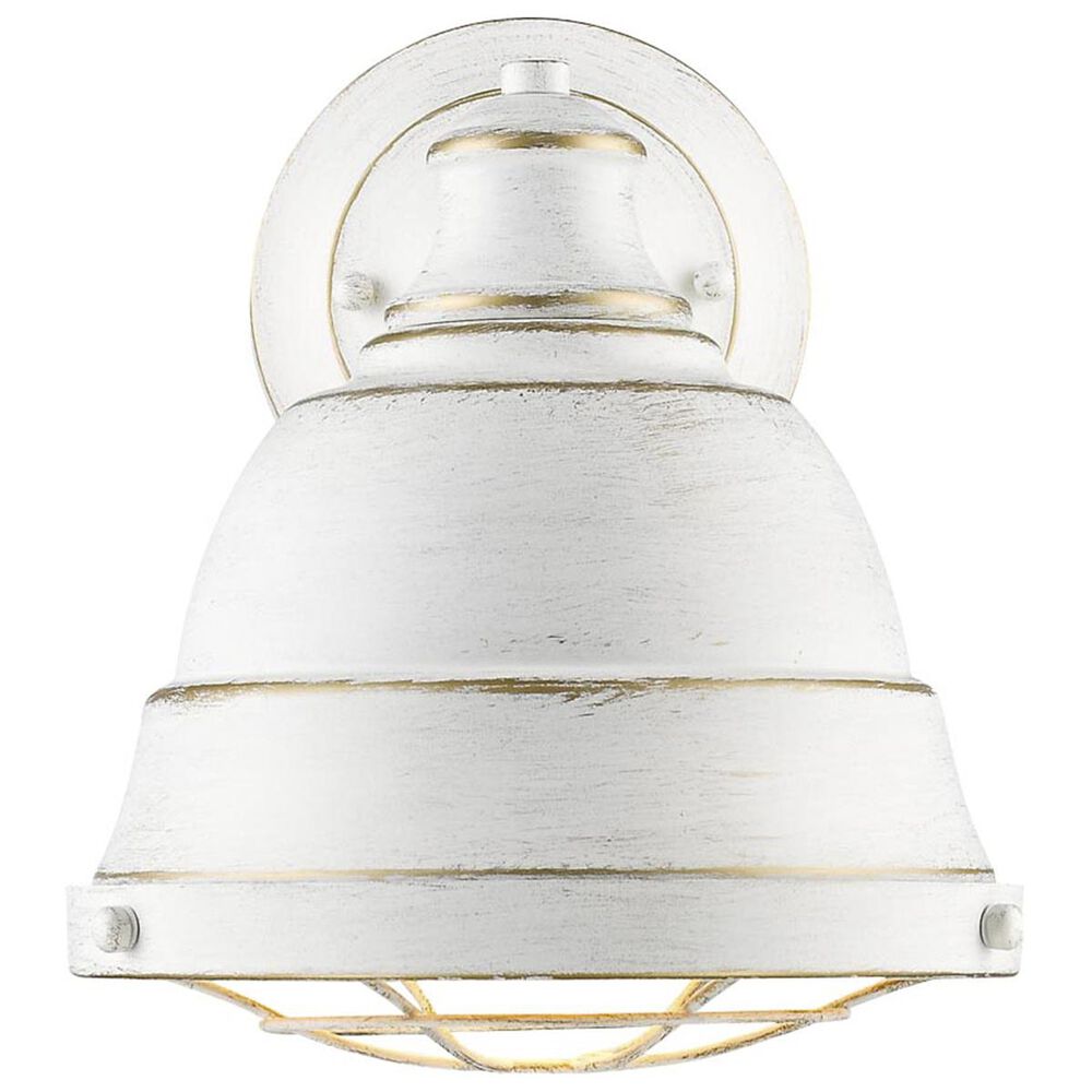 Golden Lighting Bartlett 1-Light Wall Sconce in French White, , large