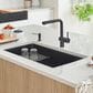Blanco Precis 32" Super Single Bowl Kitchen Sink in Coal Black, , large