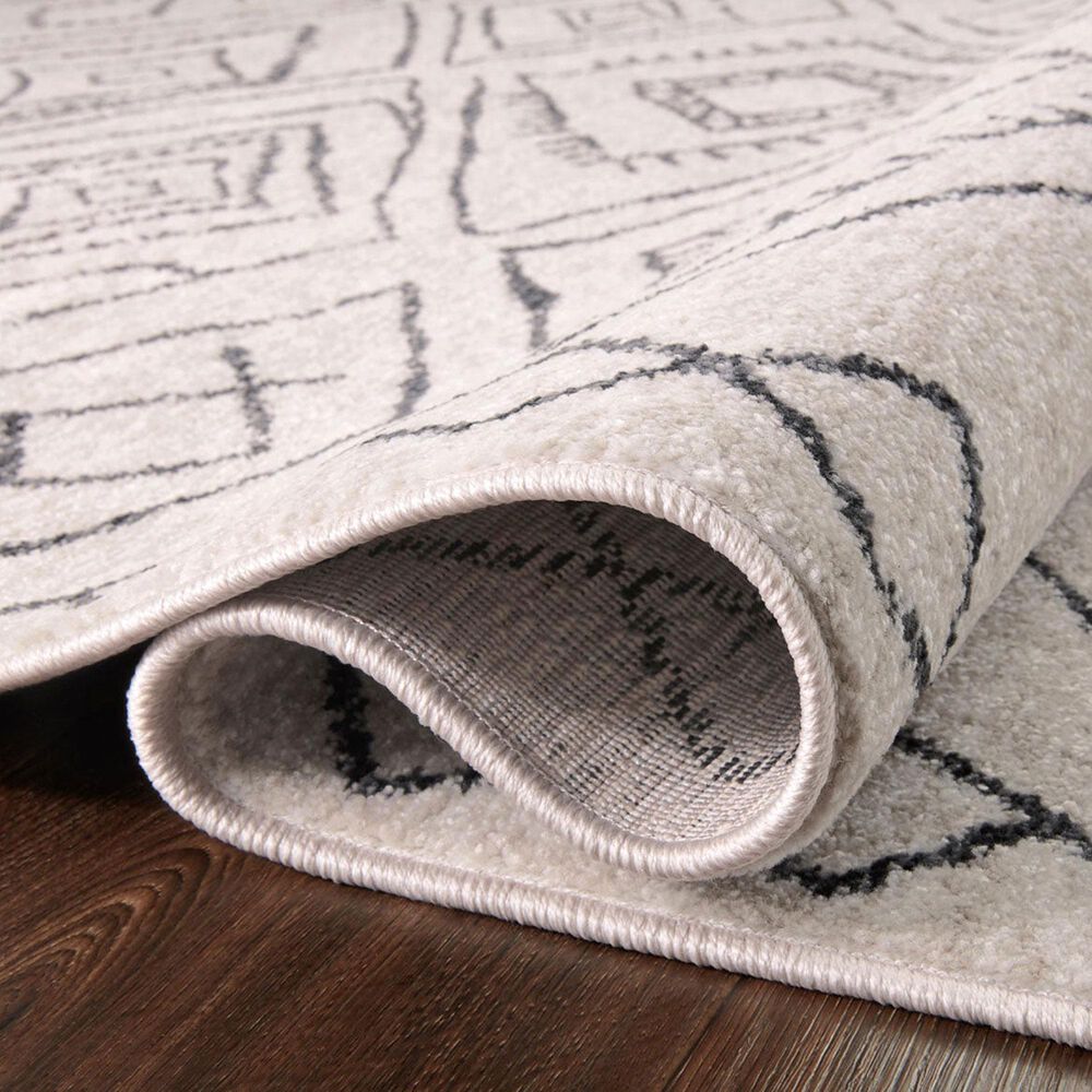 Loloi II Vance 2&#39;3&quot; x 3&#39;10&quot; Dove and Charcoal Area Rug, , large