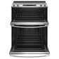 GE Appliances 30" Slide-In Electric Double Oven Range with Convection in Stainless Steel, , large