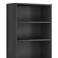 HOMLUX 5-Tier Display Bookshelf with Adjustable Shelves in Blackwood, , large