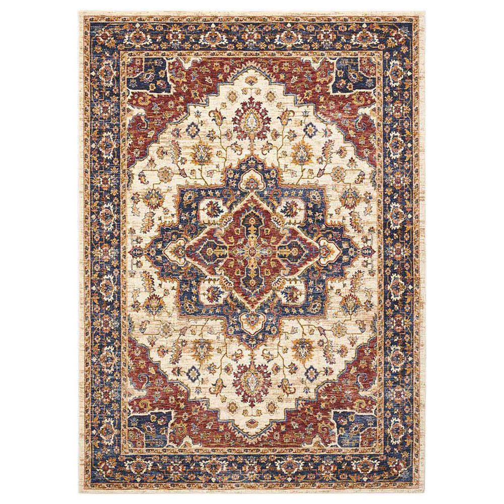 Nourison Lagos LAG01 9"10" x 13"2" Cream Area Rug, , large