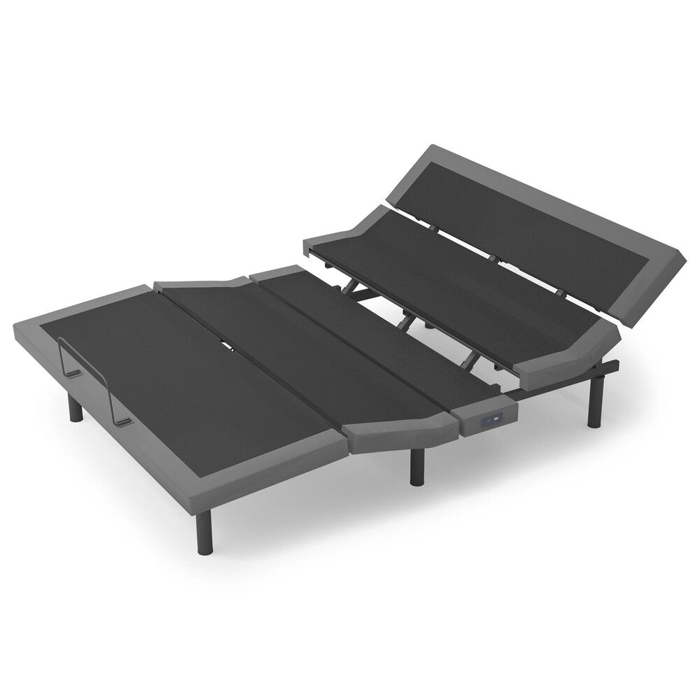 Glideaway Perfect Sleeper Riviera Firm Queen Mattress with Contemporary IV Adjustable Base, , large