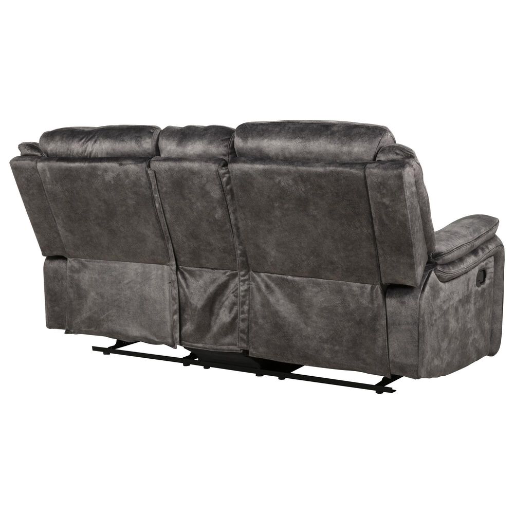 New Heritage Design Park City Manual Reclining Loveseat in Slate, , large