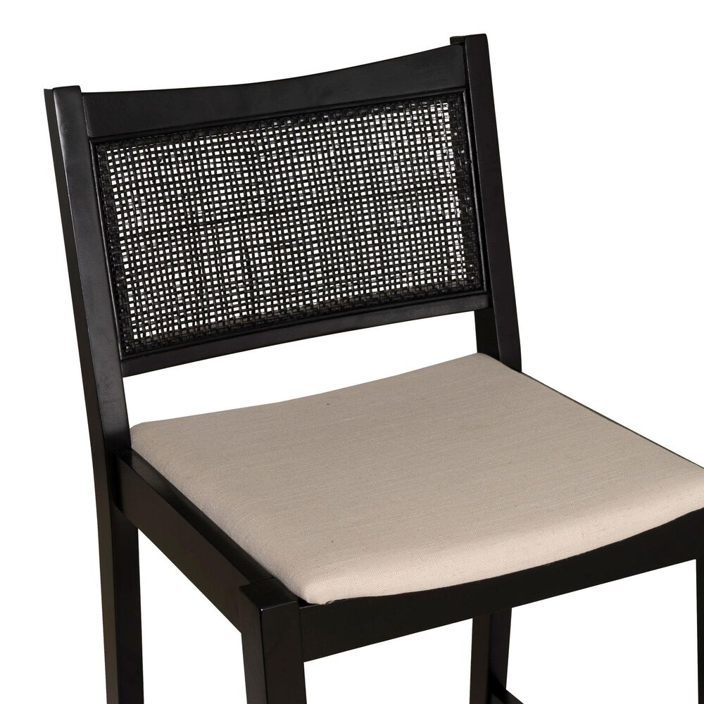 Linon Home Decor Bauer Counter Stool in Black (Set of 2), , large