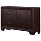 Pacific Landing Kauffman 3 Piece Queen Bedroom Set in Dark Cocoa, , large