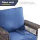 Sunwell Garden Patio Sationary Chair in Navy (Set of 2), , large