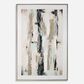 Uttermost Placidity 74" x 50" Abstract Art in Blue, Navy and Silver, , large