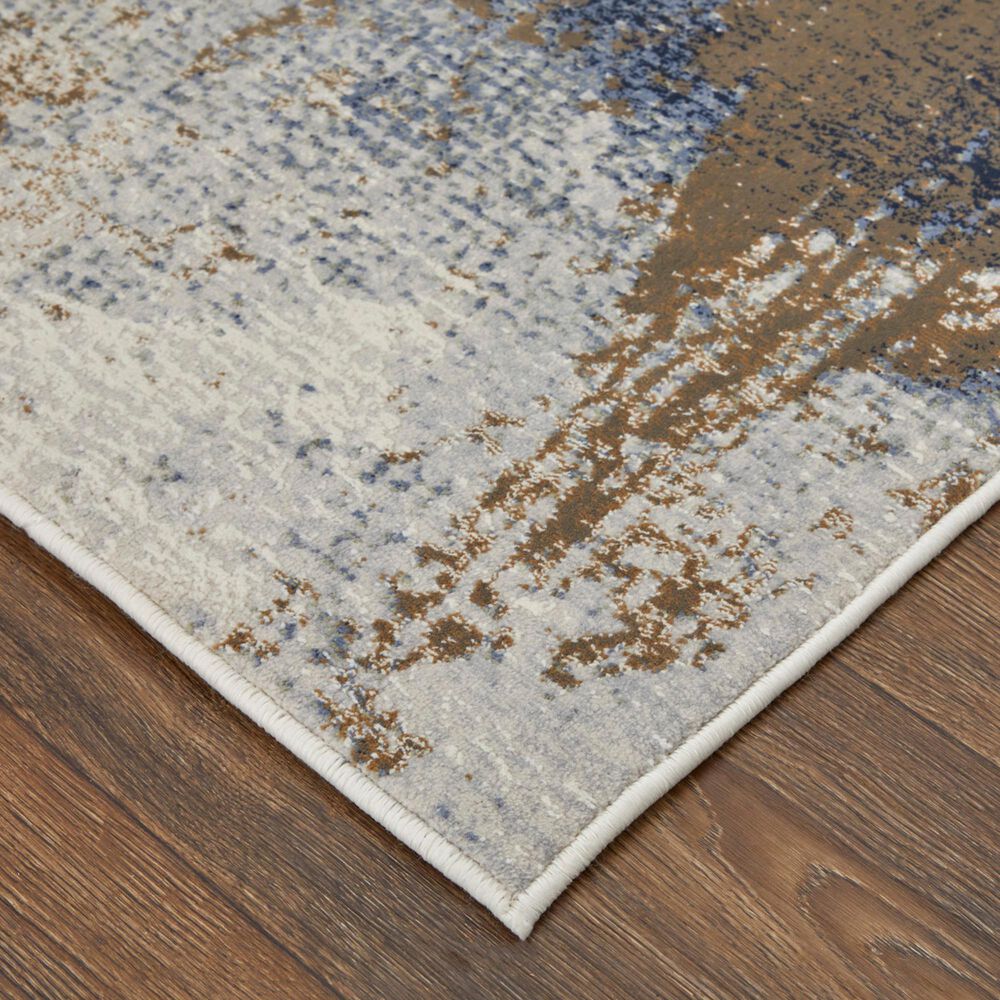 Feizy Clio 7&#39;9&quot; x 10&#39; Ivory and Blue Area Rug, , large