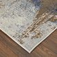Feizy Clio 7"9" x 10" Ivory and Blue Area Rug, , large