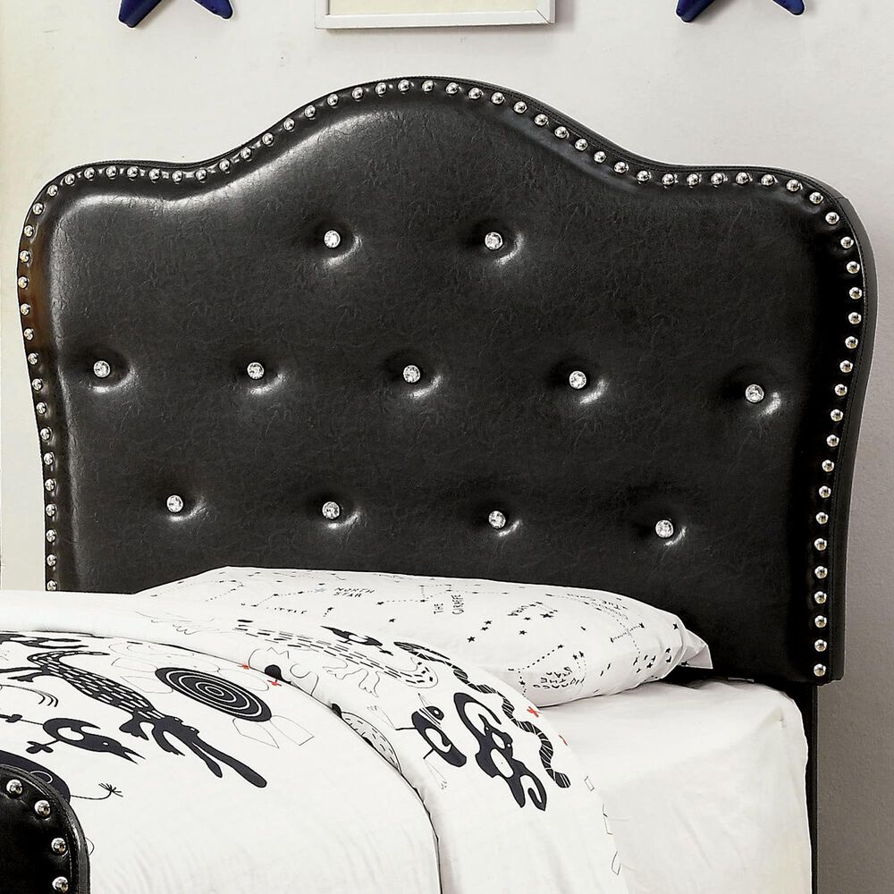 Furniture of America Pena Twin Headboard in Black, , large