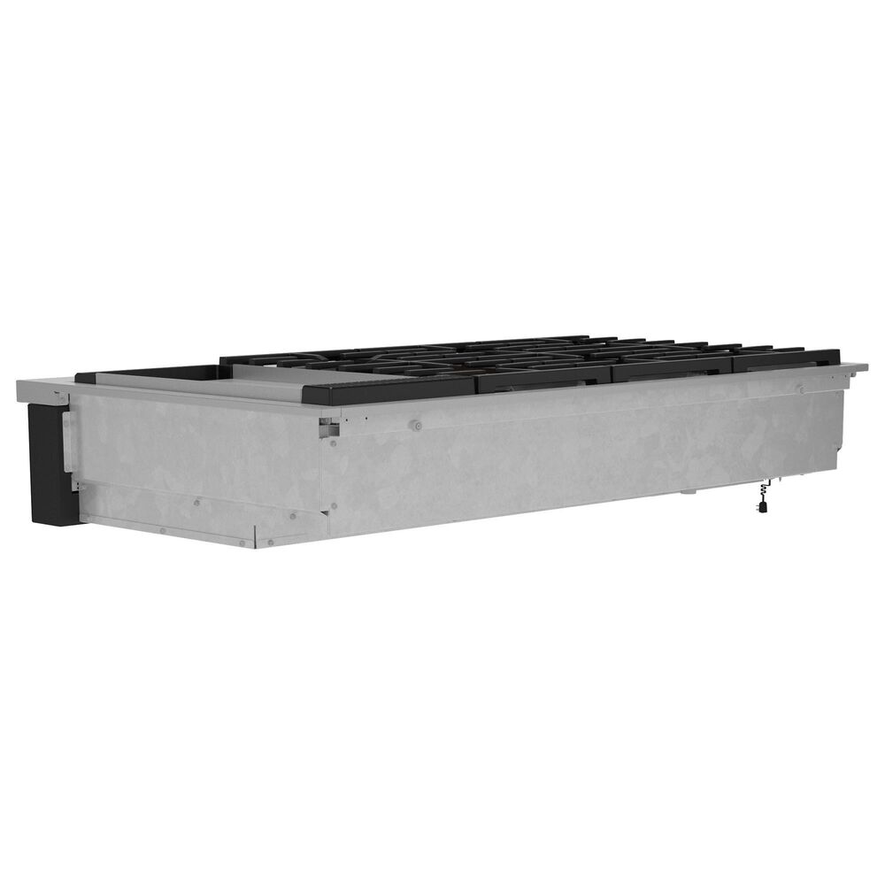 Cafe 48&quot; Natural Gas Rangetop with Integrated Griddle in Matte Black and Brushed Stainless, , large
