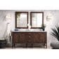 James Martin Vanities Addison 72" Double Bathroom Vanity in Brown with 3cm Arctic Fall Quartz Top, , large